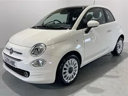 White Used 2021 Fiat 500 Lounge Hatchback | £8,999 (Fair price)
