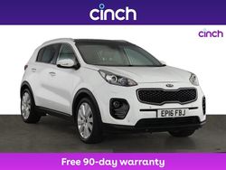 White Used 2016 Kia Sportage First Edition SUV | £13,449 (A bit pricey)