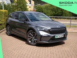 Graphite grey metallic Used 2024 Skoda Enyaq iV SportlinePlus SUV | £33,245 (Fair price)