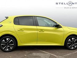 Yellow Used 2024 Peugeot e-208 Style Hatchback | £14,943 (Fair price)