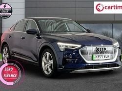 Blue Used 2021 Audi e-tron Design SUV | £22,599 (Fair price)