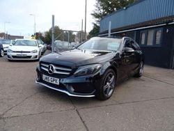 Black Used 2015 Mercedes C220 AMG line Estate | £8,995 (A bit pricey)