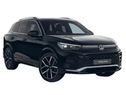 Black New 2025 VW Tiguan R-line SUV | £41,989 (Fair price)
