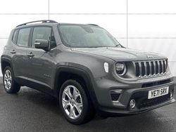 Grey Used 2021 Jeep Renegade Limited SUV | £14,792 (Fair price)