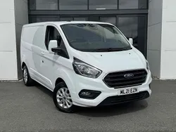 White Used 2021 Ford Transit Custom Limited Van | £11,800 (Good price)