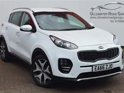 White Used 2016 Kia Sportage GT-Line SUV | £9,395 (Fair price)