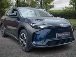 Blue New 2025 Toyota bZ4X PURE SUV | £24,995 (Fair price)