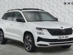 White Used 2024 Skoda Karoq SportLine SUV | £25,000 (Good price)
