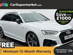 White Used 2019 Audi A4 Black Edition Estate | £21,197 (Expensive)