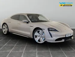 Beige Used 2021 Porsche Taycan Sedan | £51,495 (Super price)