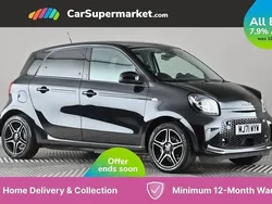 Black Used 2021 Smart ForFour Electric Drive Premium Hatchback | £8,197 (Fair price)