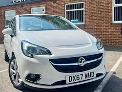 White Used 2017 Vauxhall Corsa SRi Hatchback | £6,750 (Fair price)