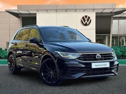 Deep black Used 2024 VW Tiguan Black Edition SUV | £32,591 (Expensive)