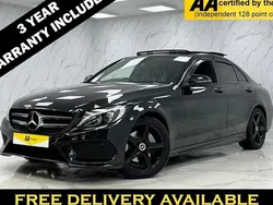 Black Used 2017 Mercedes C220 AMG line Sedan | £15,595 (A bit pricey)