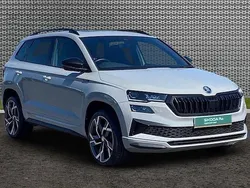 Meteor grey Used 2024 Skoda Karoq SportLine SUV | £29,493 (Fair price)