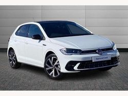 Pure white with black roof Used 2025 VW Polo Black Edition Hatchback | £19,250 (Fair price)