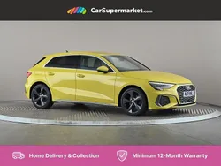 Yellow Used 2021 Audi A3 Comfort Hatchback | £17,697 (Fair price)