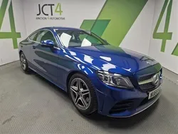 Blue Used 2018 Mercedes C300 AMG Line Premium Sedan | £19,995