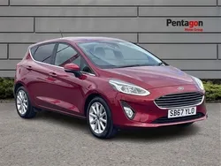 Red Used 2018 Ford Fiesta Titanium Hatchback | £9,988 (Good price)