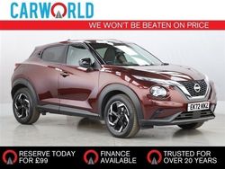 Red Used 2022 Nissan Juke N-Connecta SUV | £18,480 (Expensive)