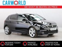 Black Used 2018 Peugeot 308 GT-line Hatchback | £8,990 (Fair price)