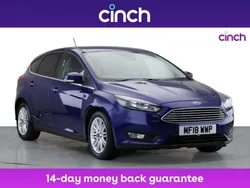 Blue Used 2018 Ford Focus Zetec Hatchback | £9,049 (Good price)