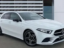 White Used 2022 Mercedes A180 AMG Line Premium Hatchback | £24,077 (Expensive)