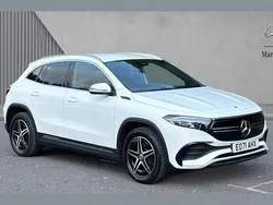 White Used 2021 Mercedes EQA250 AMG line SUV | £20,890 (Fair price)