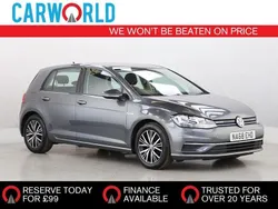 Grey Used 2018 VW Golf VII SE Hatchback | £10,990 (Fair price)