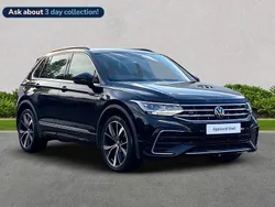Black Used 2022 VW Tiguan R-line SUV | £26,149 (Expensive)