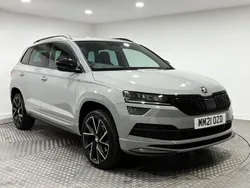 Grey Used 2021 Skoda Karoq SportLine SUV | £21,995 (A bit pricey)