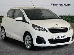 White Used 2017 Peugeot 108 Active Hatchback | £9,290 (Fair price)