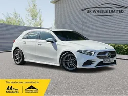 White Used 2018 Mercedes A200 AMG line Hatchback | £14,690 (Fair price)