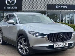 Sonic silver Used 2021 Mazda CX-30 Inclusive SUV | £15,280 (Fair price)