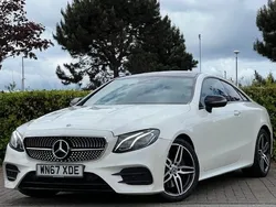 White Used 2017 Mercedes E300 AMG line Coupe | £22,995 (Expensive)