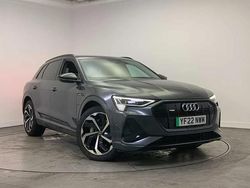Grey Used 2022 Audi e-tron Black Edition SUV | £27,900 (A bit pricey)