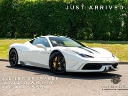 White Used 2014 Ferrari 458 Coupe | £344,995