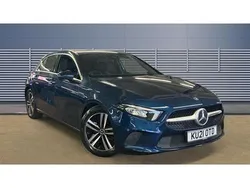 Blue Used 2021 Mercedes A200 Executive Hatchback | £19,816 (Fair price)