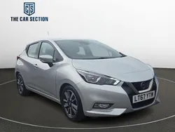 Silver Used 2017 Nissan Micra Acenta Hatchback | £6,375 (Fair price)
