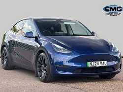 Blue Used 2024 Tesla Model Y Performance SUV | £37,395 (A bit pricey)