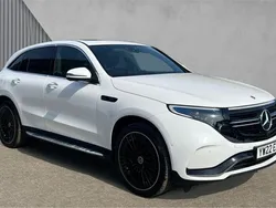 Manufaktur opalite white bright Used 2022 Mercedes EQC400 AMG Line Premium SUV | £29,381 (Fair price)