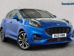 Blue Used 2021 Ford Puma ST-Line Hatchback | £13,777 (Fair price)