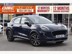 Blue Used 2022 Ford Puma Titanium Hatchback | £13,480