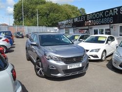 Grey Used 2017 Peugeot 3008 Allure SUV | £11,195 (Fair price)