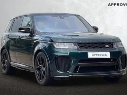 Green Used 2021 Land Rover Range Rover Sport SVR SUV | £52,250 (Fair price)
