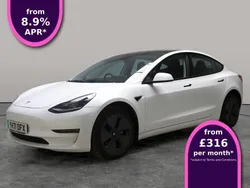 White Used 2021 Tesla Model 3 Long Range Sedan | £20,125 (Fair price)