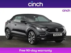 Black Used 2021 VW T-Roc Cabriolet R-line Cabriolet | £22,599 (Fair price)