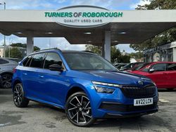 Blue Used 2022 Skoda Kamiq Monte Carlo SUV | £20,600 (Expensive)