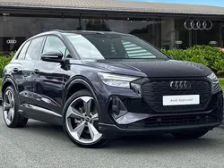 Mauve/purple Used 2024 Audi Q4 e-tron Black Edition SUV | £34,950 (Super price)