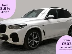 White Used 2022 BMW X5 M Sport SUV | £34,579 (Super price)